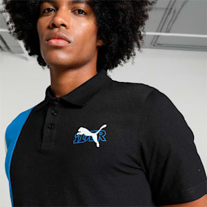 PUMAx1DER Colorblock Men's Polo T-shirt, PUMA Black