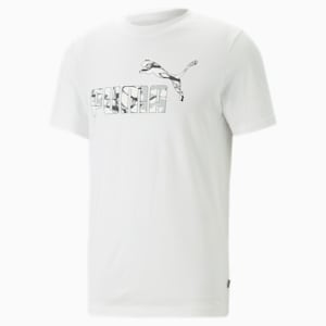 Summer Splash Men's Graphic Tee, PUMA White, extralarge
