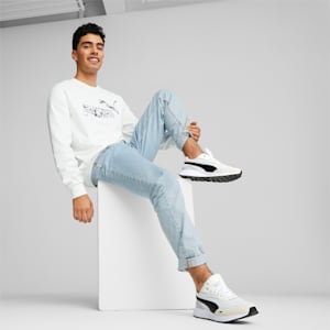 Summer Splash Crew Neck Men's Sweatshirt, PUMA White, extralarge