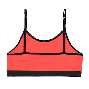 Youth Beginners Bra Tops Pack of 2, Hot Coral-Sunny Lime, extralarge-IND