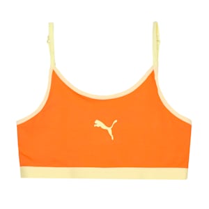 Youth Beginners Bra Top Pack of 2, Carrot-Yellow Pear