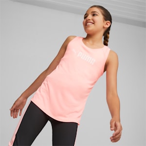 PUMA FIT Layered Youth Tank Top, Koral Ice, extralarge-GBR