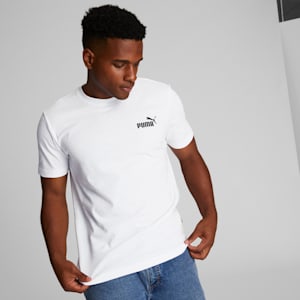 Camiseta para hombre Essentials Logo No. 1, PUMA White, extralarge