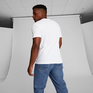 Camiseta para hombre Essentials Logo No. 1, PUMA White, extralarge