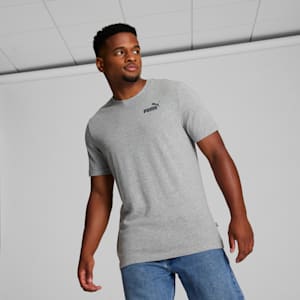 Camiseta para hombre Essentials Logo No. 1, Medium Gray Heather, extralarge