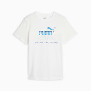 Camiseta con estampados PUMA para niños grandes, PUMA White