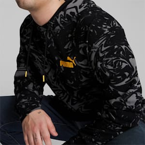 PUMA POWER Summer AOP Hoodie , PUMA Black, extralarge