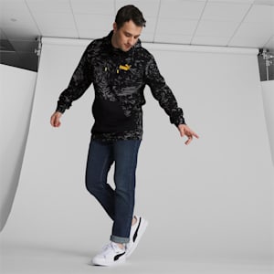 PUMA POWER Summer AOP Hoodie , PUMA Black, extralarge