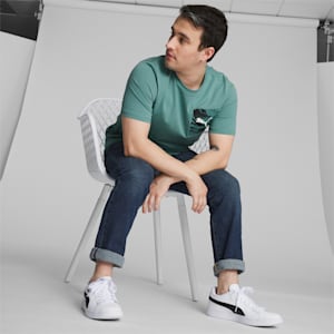Camiseta PUMA POWER Summer para hombre , Adriatic, extragrande