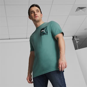 Camiseta PUMA POWER Summer para hombre , Adriatic, extragrande