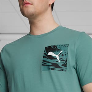 Camiseta PUMA POWER Summer para hombre , Adriatic, extragrande