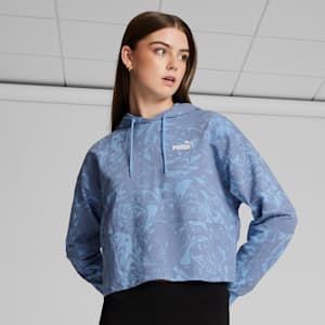 PUMA Power Summer AOP Women's Hoodie, Adriatic, extralarge