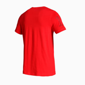 one8 Graphic Men's Slim Fit T-Shirt, PUMA Red, extralarge-IND