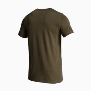 one8 Gold Foil Men's Slim Fit T-Shirt, Dark Olive, extralarge-IND