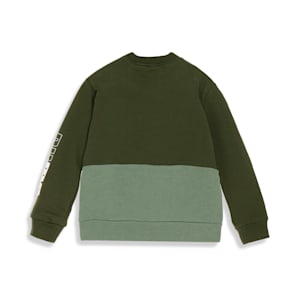 キッズ ボーイズ PUMA POWER クルースウェット 120-160cm, Myrtle, extralarge-JPN