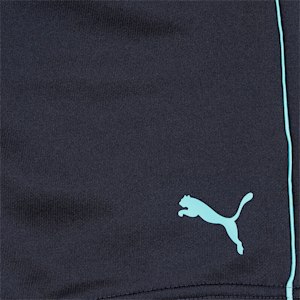 Cricket Solid Youth Shorts, Peacoat-Elektro Aqua