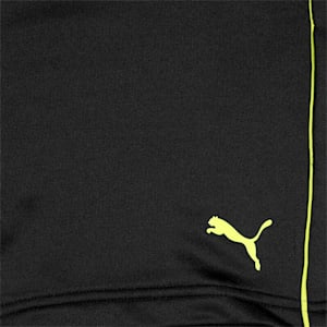 Cricket Solid Youth Shorts, Puma Black-Yellow Alert