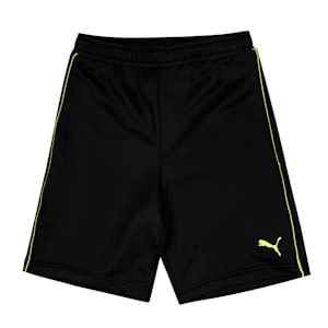 Cricket Solid Youth Shorts, Puma Black-Yellow Alert, extralarge-IND