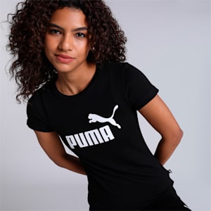 Logo Regular Fit Womens T-Shirt, Puma Black, extralarge-IND