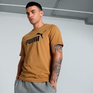 Logo Men's Regular Fit T-Shirt, Desert Tan, extralarge-IND