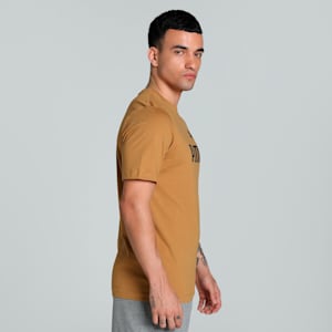 Logo Men's Regular Fit T-Shirt, Desert Tan, extralarge-IND