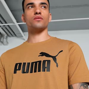 Logo Men's Regular Fit T-Shirt, Desert Tan, extralarge-IND