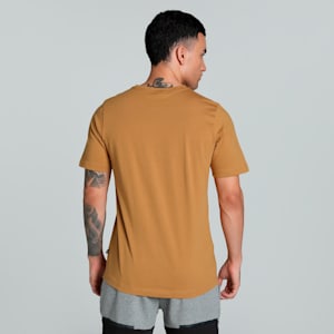 Logo Men's Regular Fit T-Shirt, Desert Tan, extralarge-IND