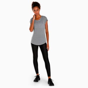 Performance Heather Cat Women's Training T-Shirt, Medium Gray Heather, extralarge-IND