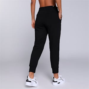 Women's Regular Fit Sweat Pants, Puma Black, extralarge-IND