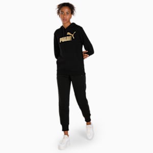 Women's Regular Fit Sweat Pants, Puma Black-CAT, extralarge-IND