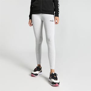 Logo Women's Leggings, Light Gray Heather, extralarge-IND