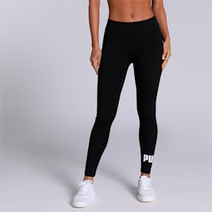 Logo Skinny Fit Women's Leggings, Puma Black, extralarge-IND