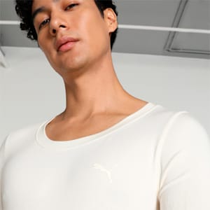 Men's Long Sleeve Thermal T-Shirt with DryCELL Technology, Ivory Glow, extralarge-IND