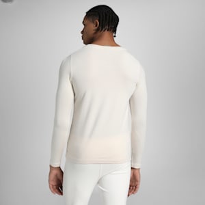 Men's Long Sleeve Thermal Top, Ivory Glow, extralarge-IND
