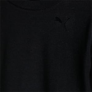 Long Sleeve Thermal Women's T-Shirt, Puma Black