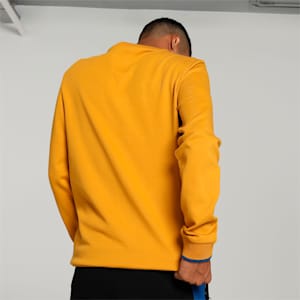 PUMA x one8 Men's Elevated Slim Fit Sweatshirt, Amber, extralarge-IND