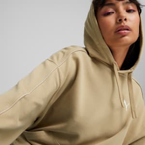Sudadera con gorra para mujer HER, Prairie Tan, extralarge