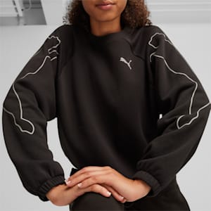 PUMA MOTION Women's Sweatshirt, PUMA Black, extralarge