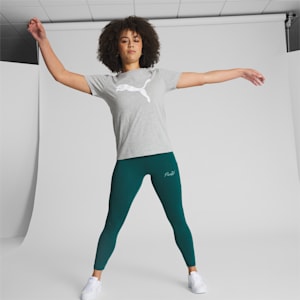 Live In Women's High Waist Leggings, Malachite, extralarge