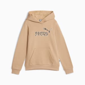 Sudadera con capucha Essentials+ Animal para niños grandes, Sand Dune