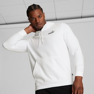 Essentials Logo Men's Hoodie, PUMA White, extralarge