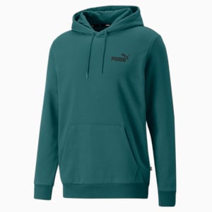 Essentials Logo Men's Hoodie, Cold Green, extralarge