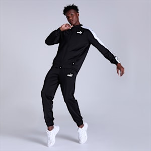 Baseball Tricot Regular Fit Tracksuit, Puma Black, extralarge-IND