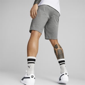 Men's Regular Fit Jersey Shorts, Medium Gray Heather, extralarge-IND