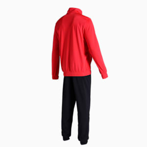 Poly Men's Regular Fit Track Suit, High Risk Red, extralarge-IND