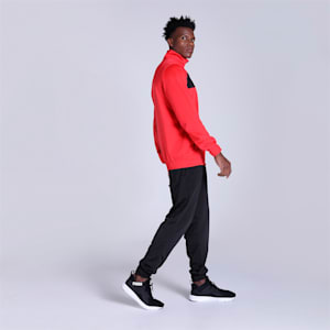 Poly Men's Track Suit, High Risk Red