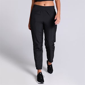 Active Woven Women's Pants, Puma Black, extralarge-IND