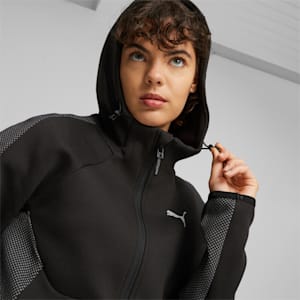 ウィメンズ EVOSTRIPE フーデッド ジャケット, PUMA Black, extralarge-JPN