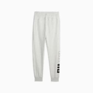 メンズ PUMA POWER スウェットパンツ, Light Gray Heather, extralarge-JPN