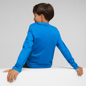 キッズ ボーイズ ACTIVE SPORTS Tシャツ 長袖 120-160cm, Racing Blue, extralarge-JPN